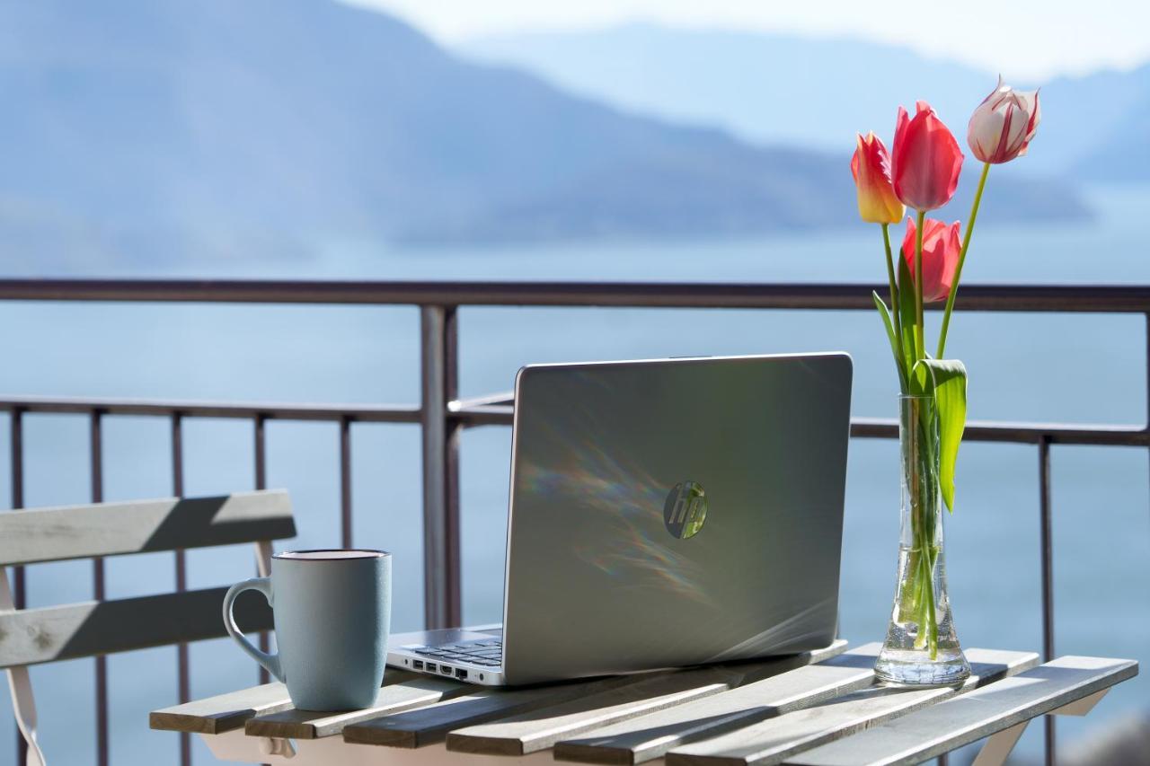 Incredibile Vista Sul Lago Di Como - Netflix E Free Wifi Gera Lario Ngoại thất bức ảnh